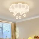lustre moderne donuts minimaliste avec télécommande gradation
