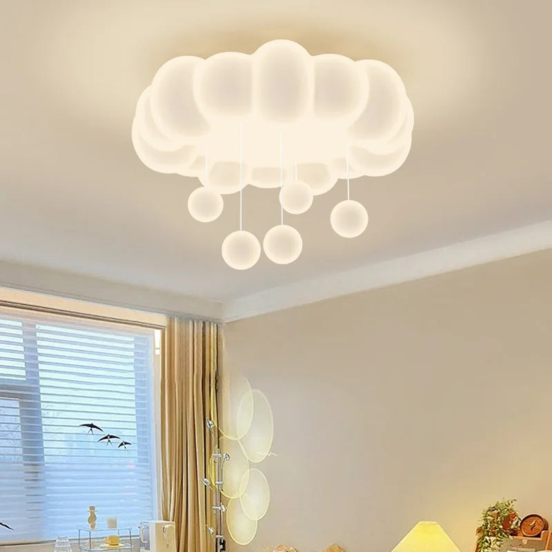 lustre moderne donuts minimaliste avec télécommande gradation - vue 5 sur 10