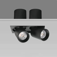spot encastré led carré télescopique rotation flexible pour maison
