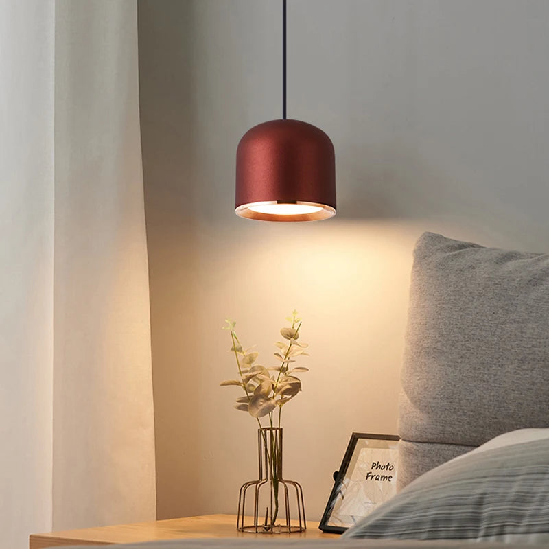 Minimalistischer LED-Kronleuchter im nordischen Stil für Bar und Restaurant - vue 4 sur 15