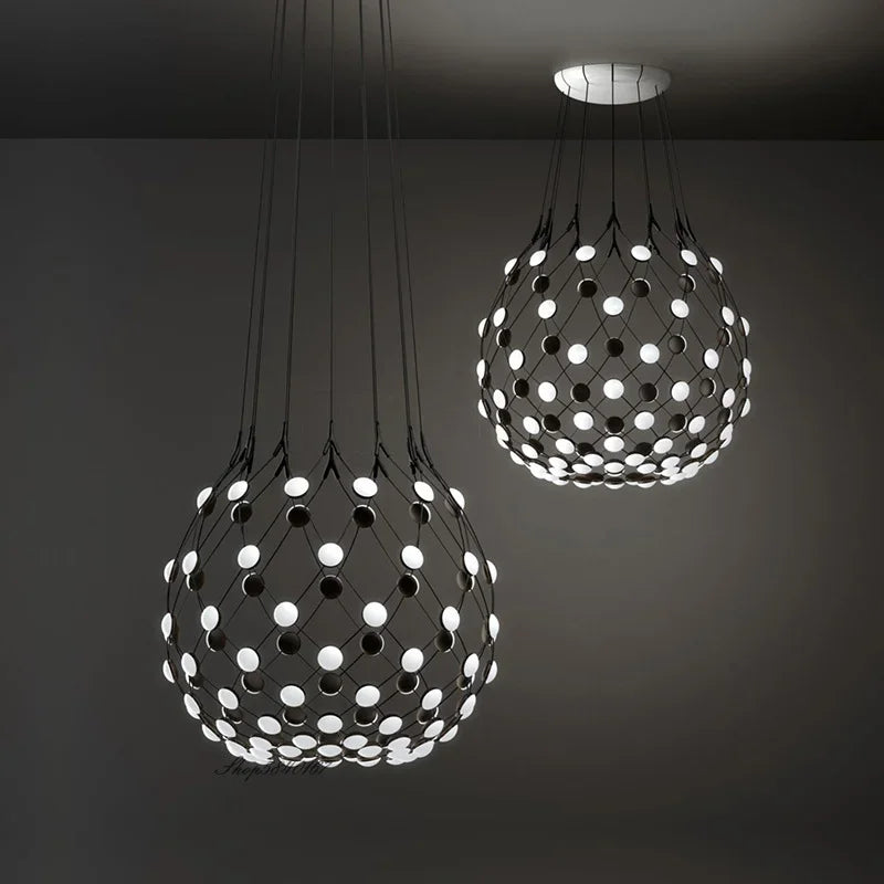 Lustre design Postmoderne Créatif Noir Et Blanc Pièces D'échecs - vue 5 sur 9