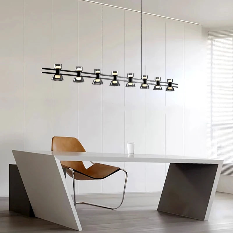 suspension moderne led lustres pour éclairage intérieur - vue 5 sur 14