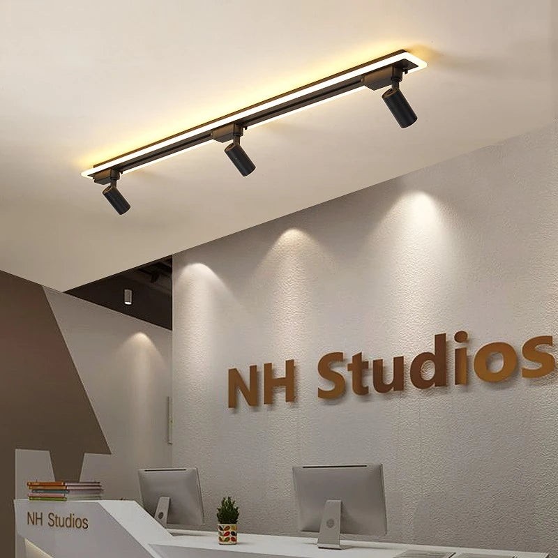 Moderne Pendelleuchte aus Acryl mit LED-Licht und minimalistischem Design - vue 4 sur 17