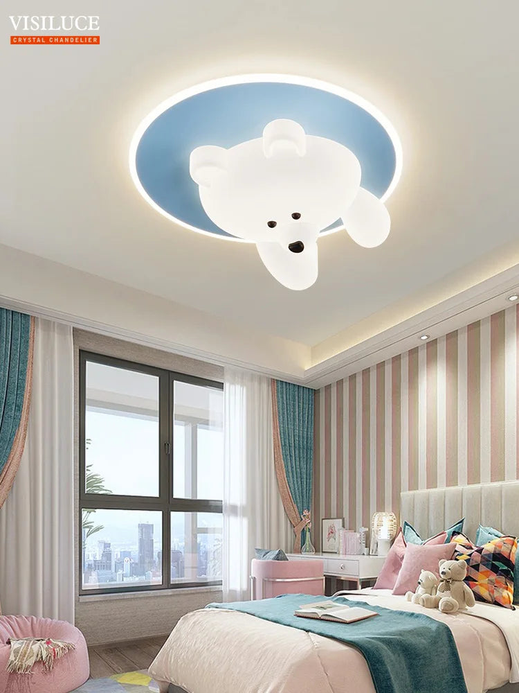 LED-Deckenleuchte Bär für Kinderzimmer - vue 5 sur 12