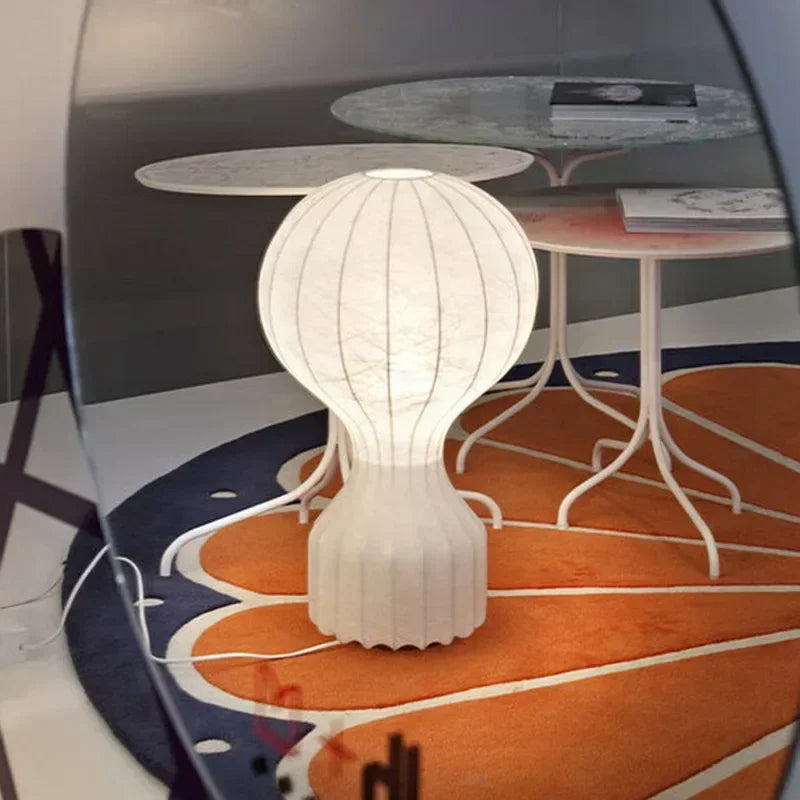 Italy Design Silk LED Table Lamp Floor Light Study Bedroom Bedside Living Room - vue 4 sur 9
