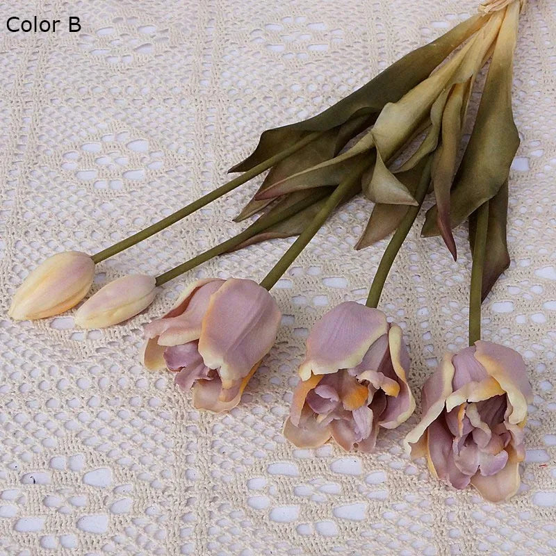 grandes tulipes baroques en silicone décoration de luxe pour événements - vue 9 sur 15