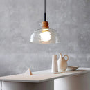 Kreative nordische Pendelleuchte aus Glas im Retro-Design