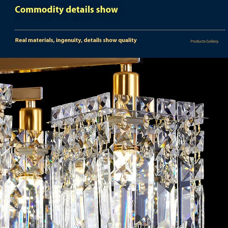 lampe en cristal de luxe pour intérieur moderne élégant - vue 6 sur 14