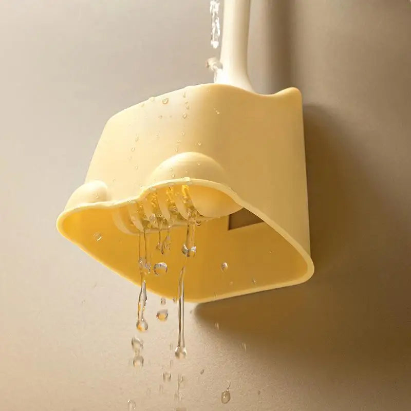brosse de toilette murale canard créatif peu encombrant - vue 4 sur 8