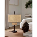 Moderner LED-Stehleuchte aus chinesischem Stoff im nordischen Minimalismus