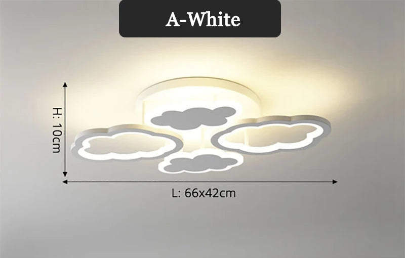 Deckenleuchte Wolke für Kinderzimmer moderne minimalistische Dekoration