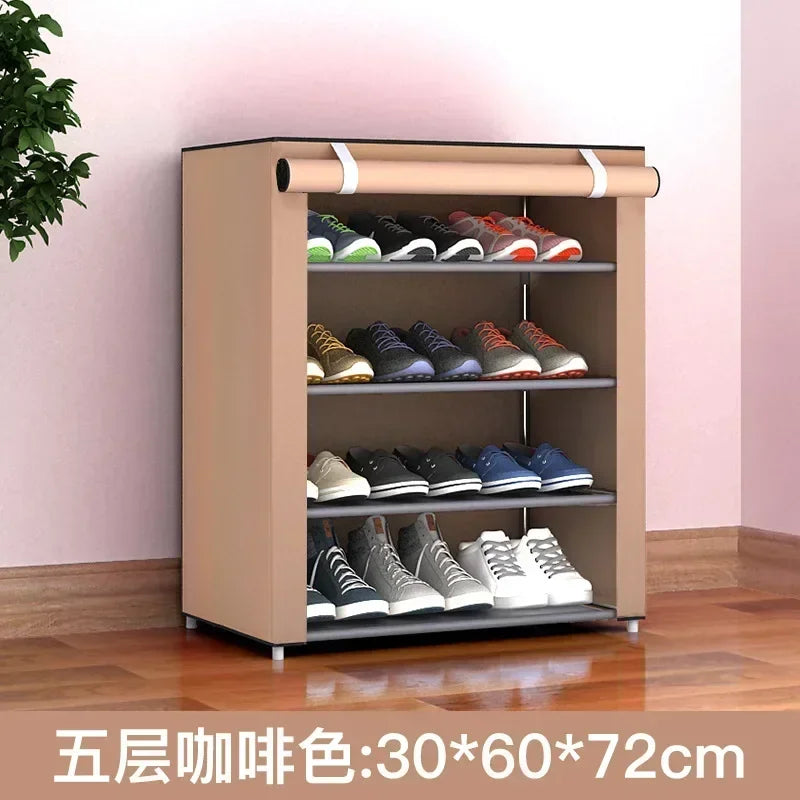 étagère à chaussures multicouche économique et pratique anti-poussière - vue 10 sur 16
