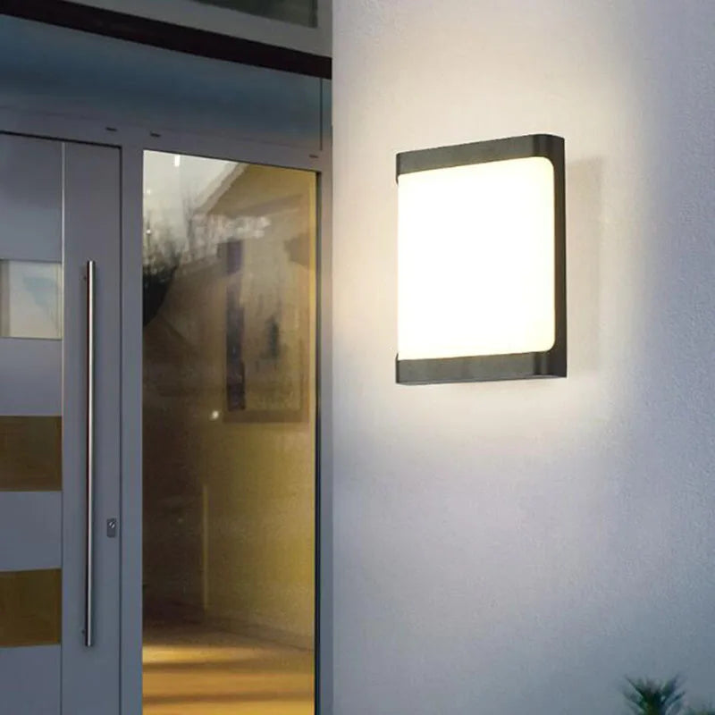 Applique murale extérieure de rue lampe étanche balcon lampe de jardin à LED couloir allée escalier Terrance applique luminaire - vue 5 sur 10