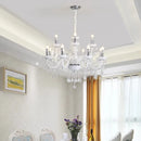 lustre moderne en verre tube incurvé style nordique cristal