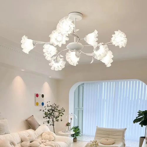 Moderner Kronleuchter in Blumenform für elegante Innendekoration - vue 2 sur 13