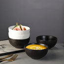 Vaisselle ceramique mate style roche bols assiettes saladiers