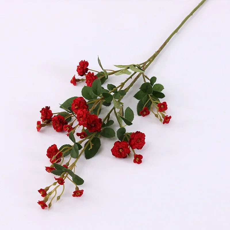 lot de 5 roses artificielles en soie pour décoration florale - vue 11 sur 13