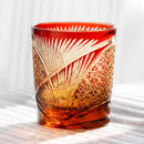 verre whisky edo kiriko artisanal motifs gravés