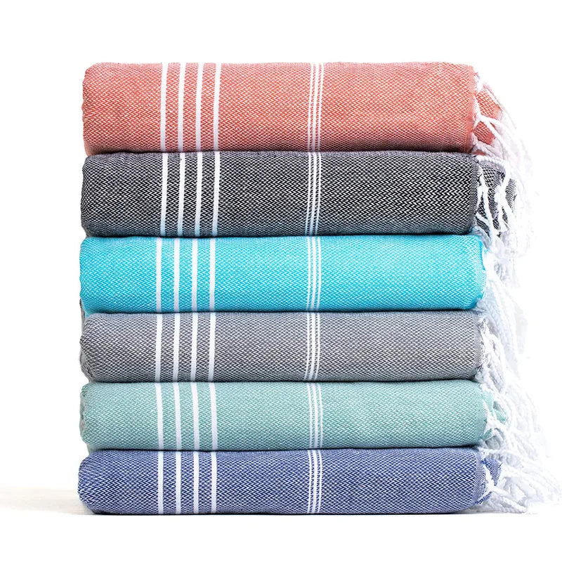 serviette de plage extra large sechage rapide coton - vue 3 sur 7