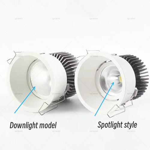 spot lumineux intelligent anti-éblouissement zigbee pour éclairage intérieur