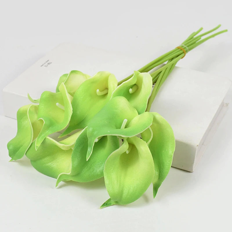lot de fleurs artificielles lys calla pour mariage et décoration - vue 10 sur 17