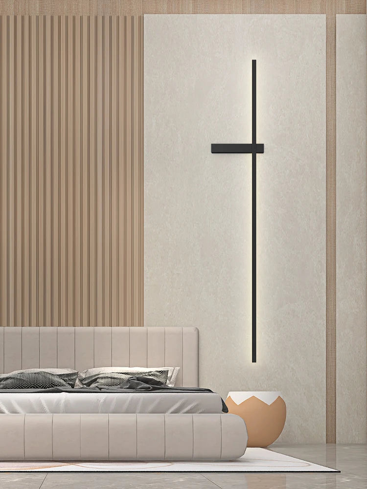 applique murale minimaliste moderne pour ligne de fond télévision - vue 3 sur 8