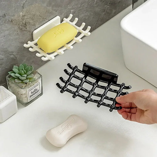 étagère murale de drainage pour savon sans perforation haut de gamme