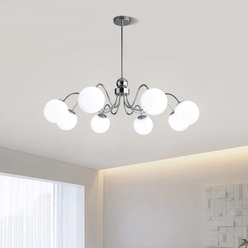 lustre led qiyimei artglass pour éclairage intérieur décoratif