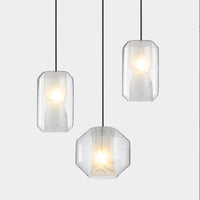 LED-Deckenleuchte aus Glas im nordischen Design – dekorative Innenleuchte