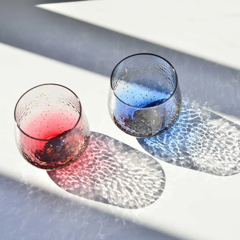 Verre japonais motif ciel étoilé style yachiyo premium - vue 3 sur 5