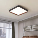 Moderner Deckenleuchte aus Nussbaum für das Schlafzimmer