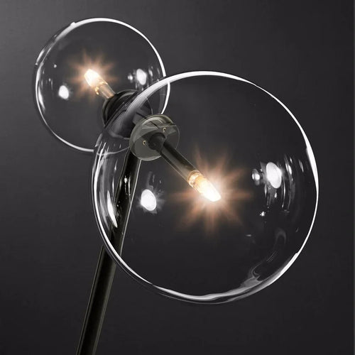 lampe de bureau en verre design rétro nordique moderne - vue 5 sur 6