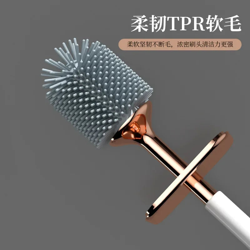 brosse en silicone pour nettoyage efficace des toilettes - vue 4 sur 8