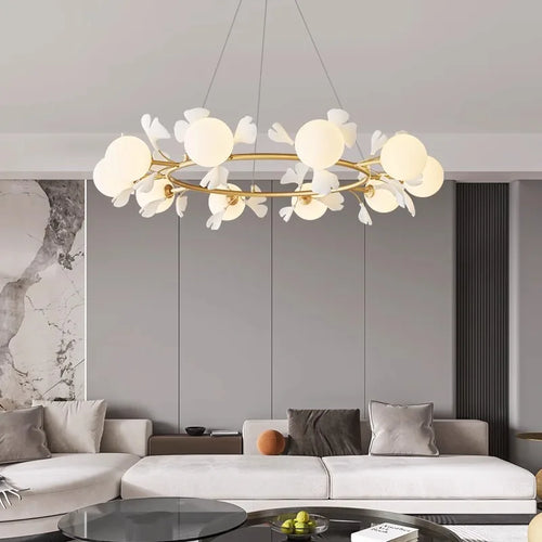 lustre suspension nordique pour éclairage intérieur salon