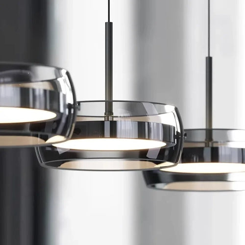 lustre à led pour décoration intérieure moderne et élégante - vue 6 sur 10