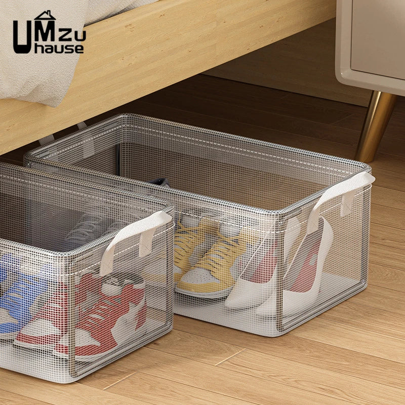 panier de rangement pliable pour vêtements et jouets - vue 6 sur 7