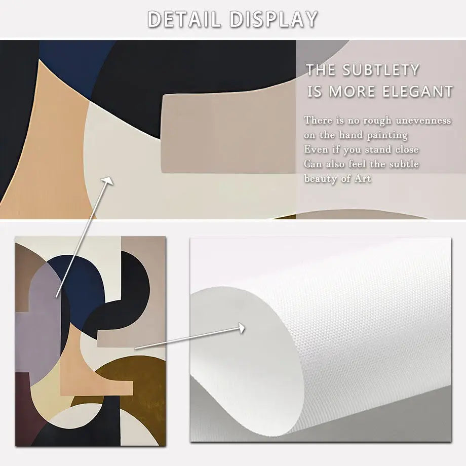 pyjama rayé femme géométrie feuille art mural rétro décoratif - vue 7 sur 7