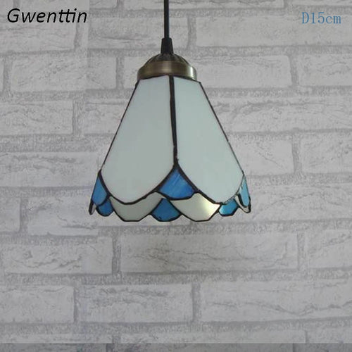 Tiffany-Pendelleuchte im mediterranen Stil für elegante Innendekoration - vue 10 sur 9