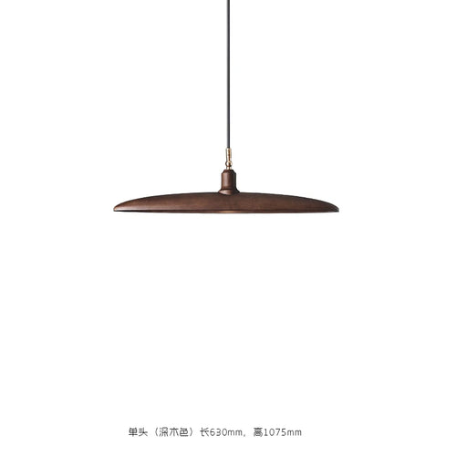lustre en bois style nordique pour éclairage décoratif élégant - vue 17 sur 17
