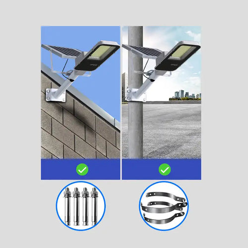 Superheller LED-Solar-Stehleuchte für den Außenbereich, wasserdicht - vue 6 sur 8