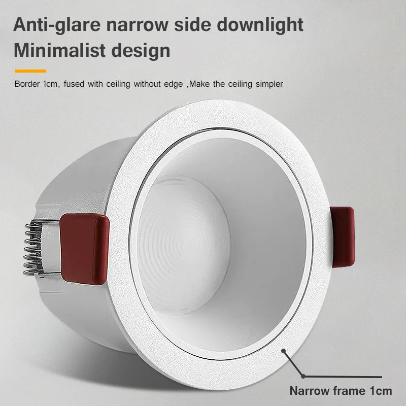 spot led encastré anti-éblouissement pour plafonniers - vue 4 sur 10