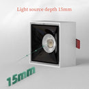 Quadratischer dimmbarer LED-Einbauspot für Hotel, Büro und Zuhause