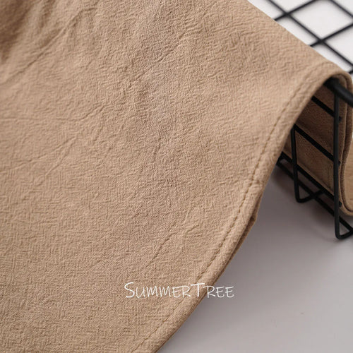 Serviette de table lot 10 coton lavé vintage - vue 6 sur 7