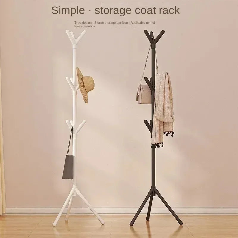 porte-vêtements sur pied en forme de branche pratique et mobile - vue 3 sur 10