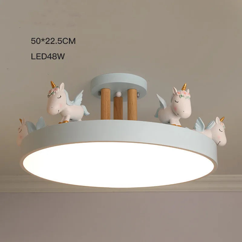 plafonnier led coloré pour chambre d'enfant décoration lumineuse sécurisée