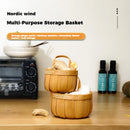 Kitchen Organizer Basket for Ginger Garlic and Onion Storage, Wall Hanging, Cute Small Basket, Storage Box