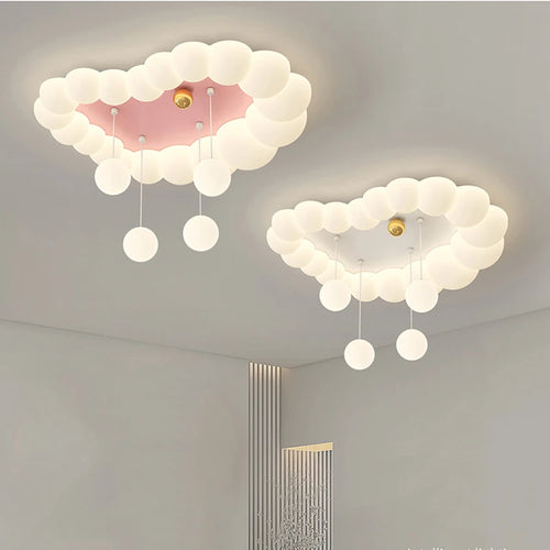 plafonnier nuage moderne pour chambre d'enfant et salon