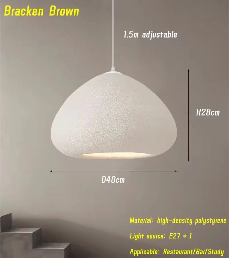 suspension nordique wabi sabi à led pour restaurant lumineux - vue 11 sur 10