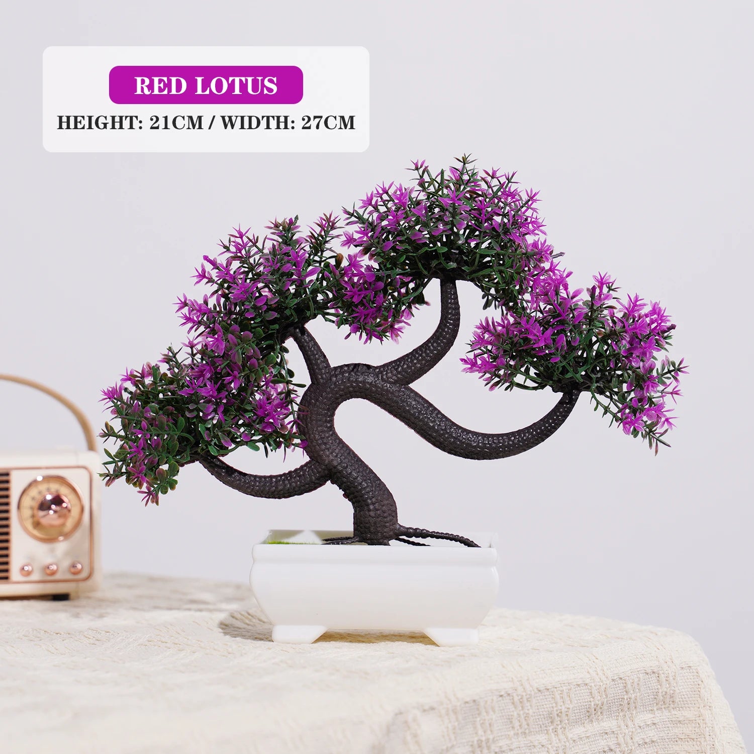 plantes artificielles bonsaï petit arbre décoration intérieure et extérieure - vue 9 sur 32