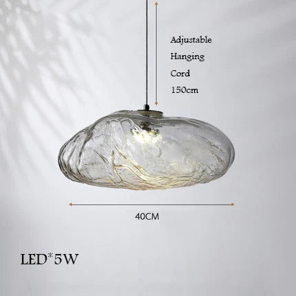 lustre en verre design nuage pour un intérieur créatif - vue 18 sur 21
